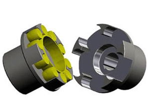 lmz i 原mll i 型分体式制动轮梅花形弹性联轴器