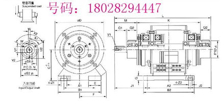 双离合刹车组合体 高频率正逆转 传动件
