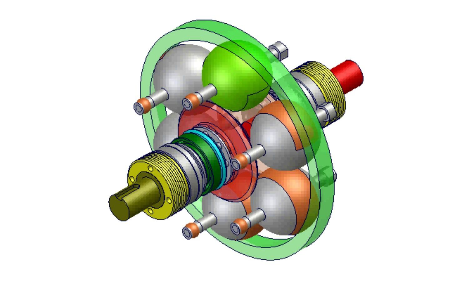 237.钢球无极变速器 主要传动件